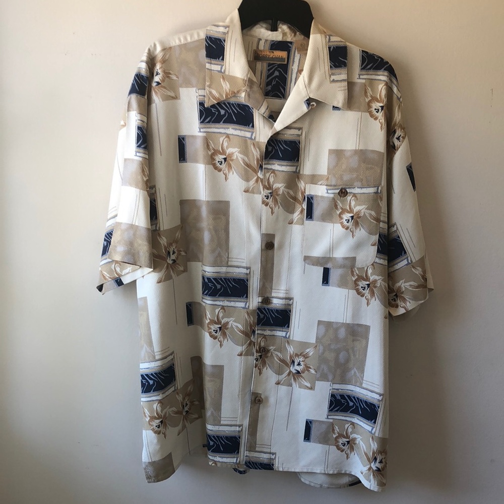 Bobby Chan silk Hawaiian shirt